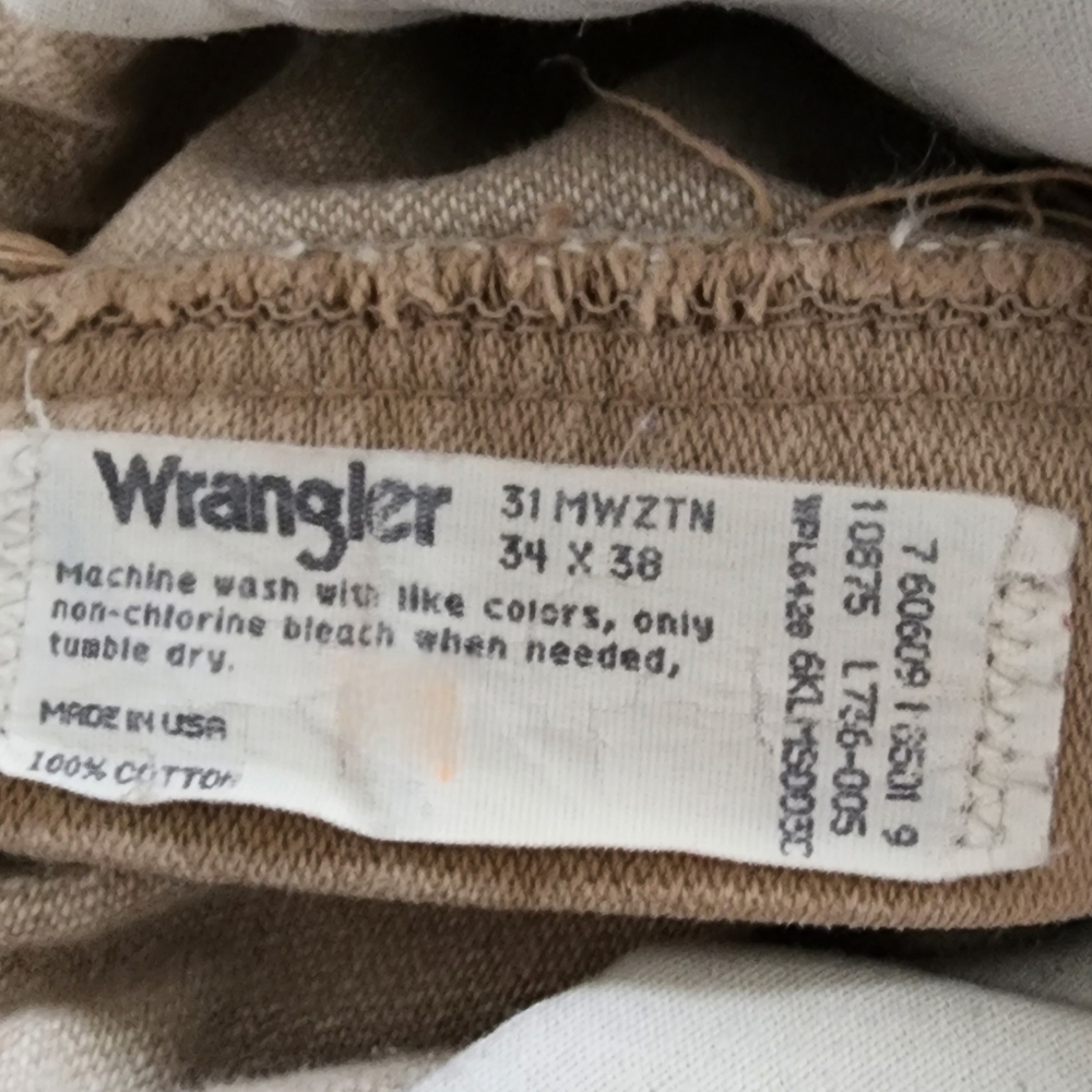 Vintage men's Wrangler 13MWZ colored jeans